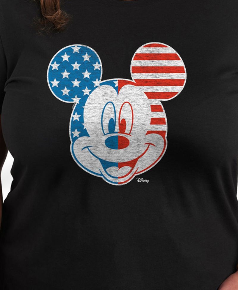 Trendy Plus Size Mickey Mouse Graphic T-shirt
