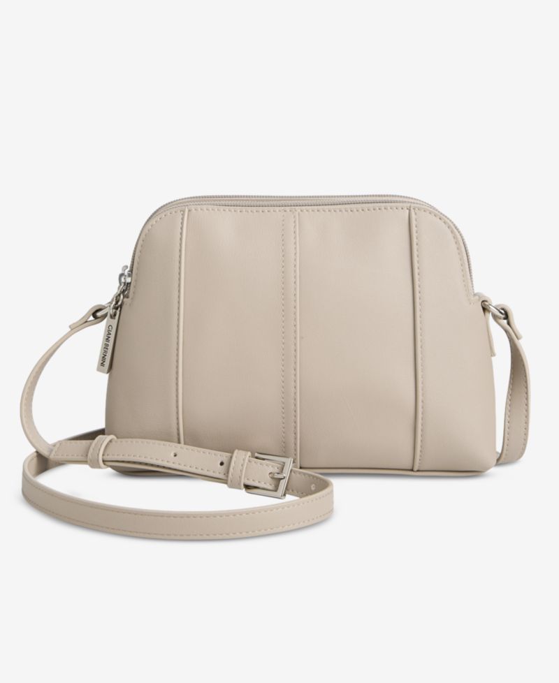 Nappa Leather Dome Crossbody
