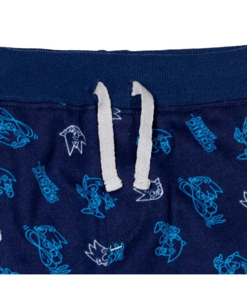 Sonic The Hedgehog 2 Pack Boys Pants Blue/Grey Toddler| Child