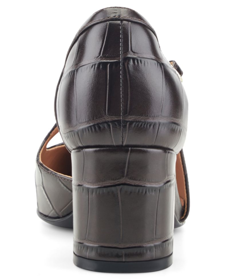 Women's Nerina eFlex Leather d'Orsay Asymmetrical Pumps