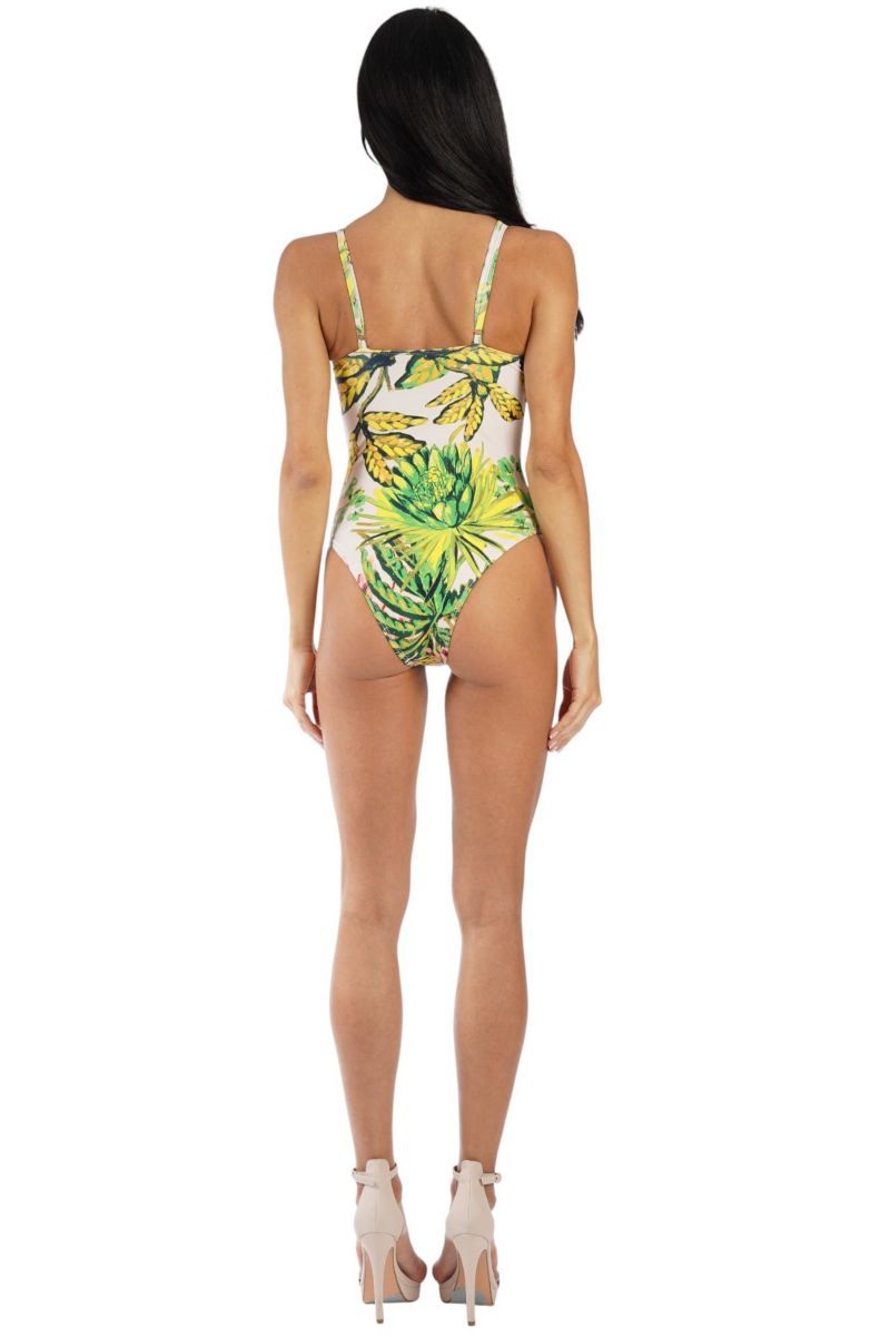 Women's Tropical One-Piece Swimsuit - Luxury Resort Wear Swimwear