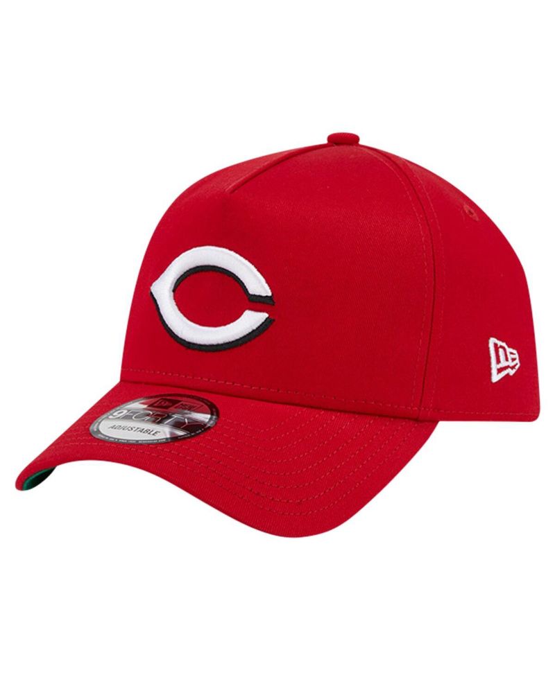 Men's Red Cincinnati Reds Team Color A-Frame 9forty Adjustable Hat
