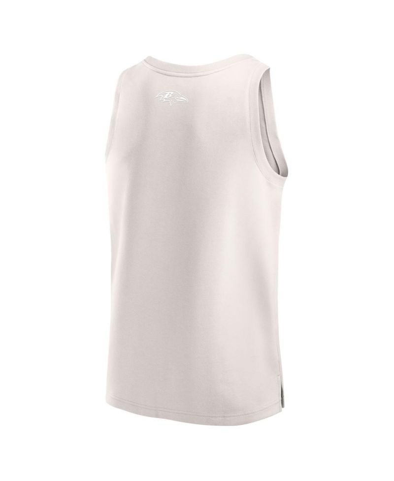 Men's Cream Baltimore Ravens Elements Tank Top
