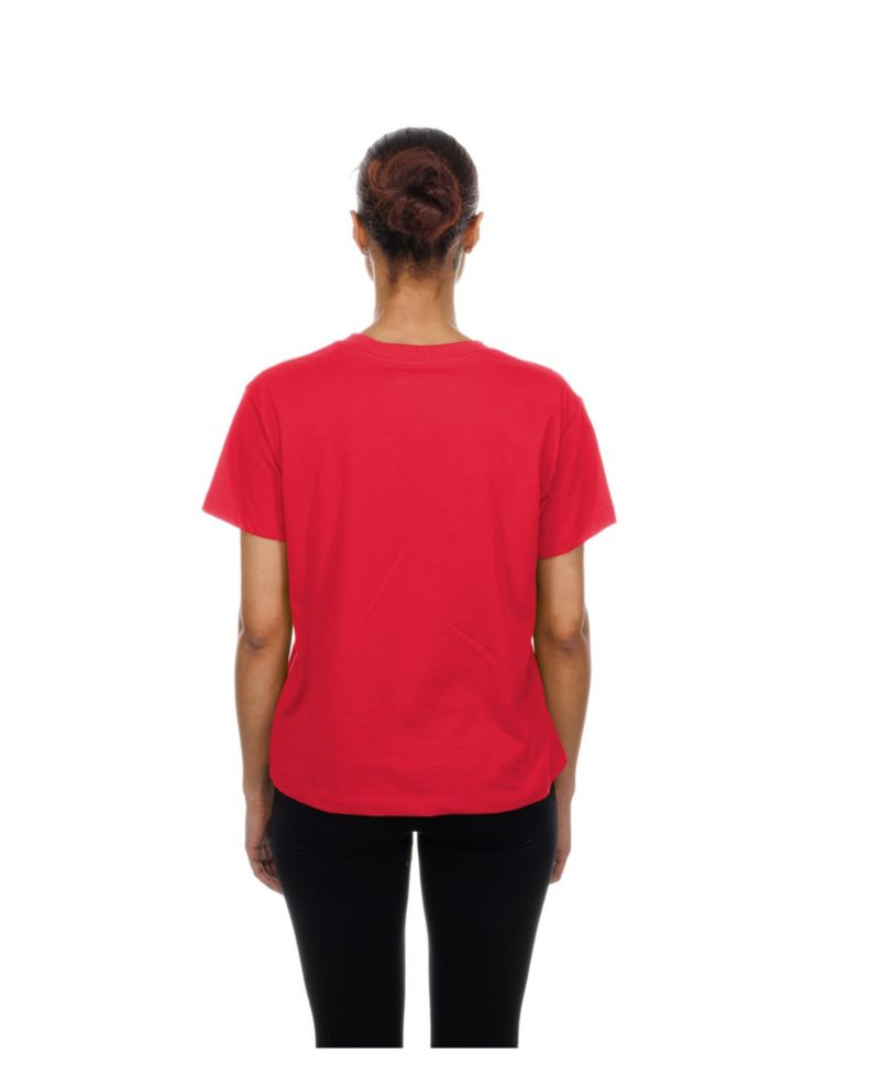 Women's Red Philadelphia Phillies V-Neck T-Shirt