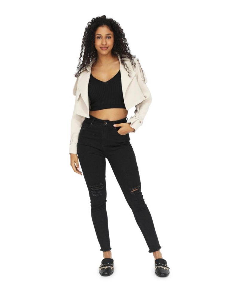 Women's Manhattan Cropped Trench