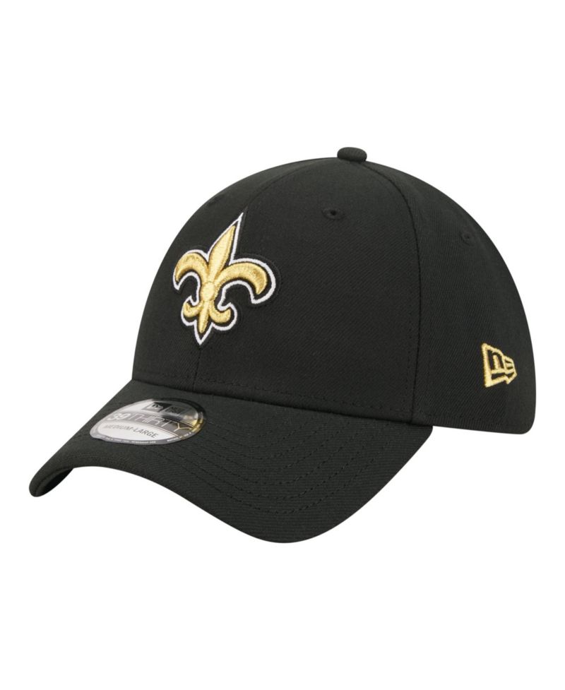 Men's Black New Orleans Saints Core Team 39THIRTY Flex Hat