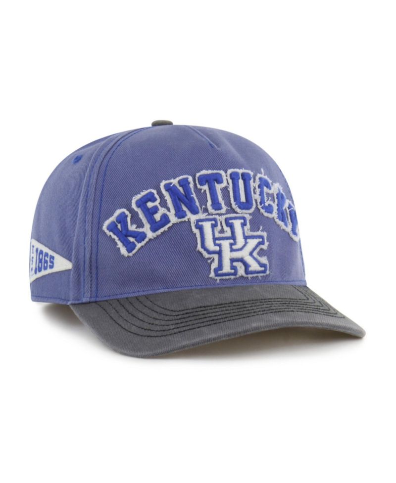 Men's and Women's '47 Royal/Black Kentucky Wildcats Well-Worn Calderwood Hitch Adjustable Hat