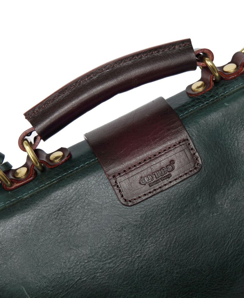 Doctor Small Leather Crossbody Satchel Bag