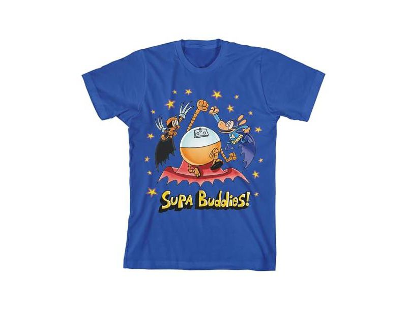 Supa Buddies Youth Royal Blue Crew Neck Short Sleeve T-shirt-XS
