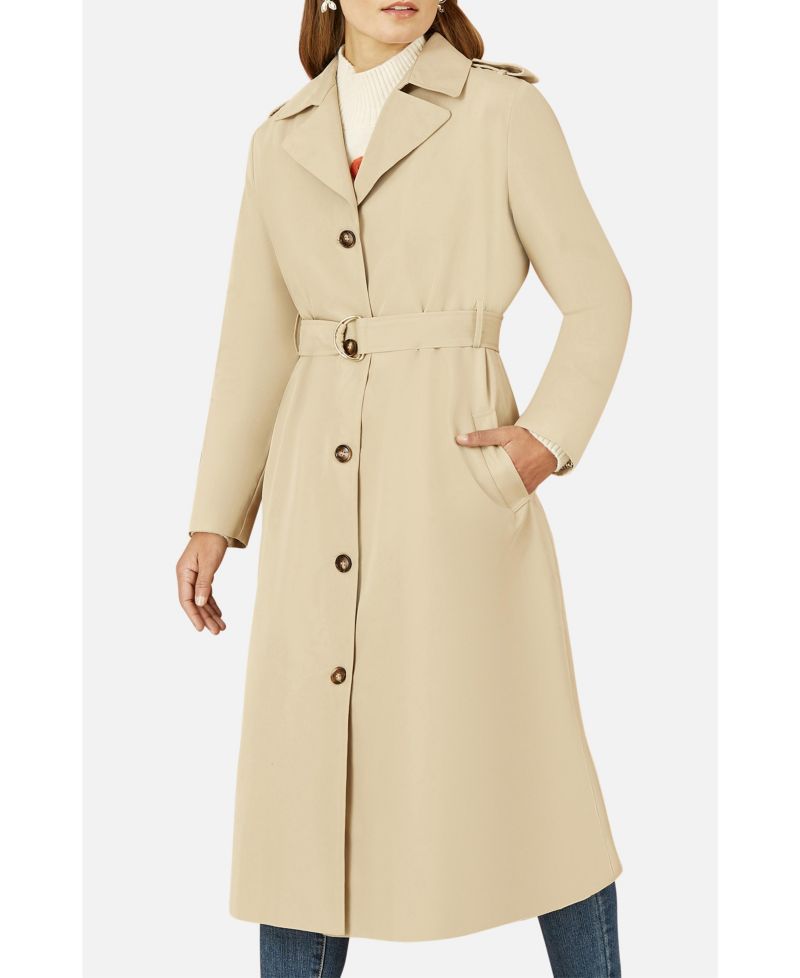 Women's Belted Trench Coat