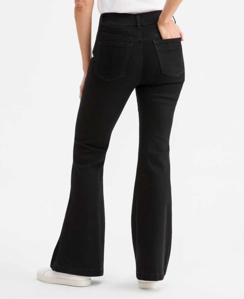 Petite High-Waisted Flare Shaping Jeans