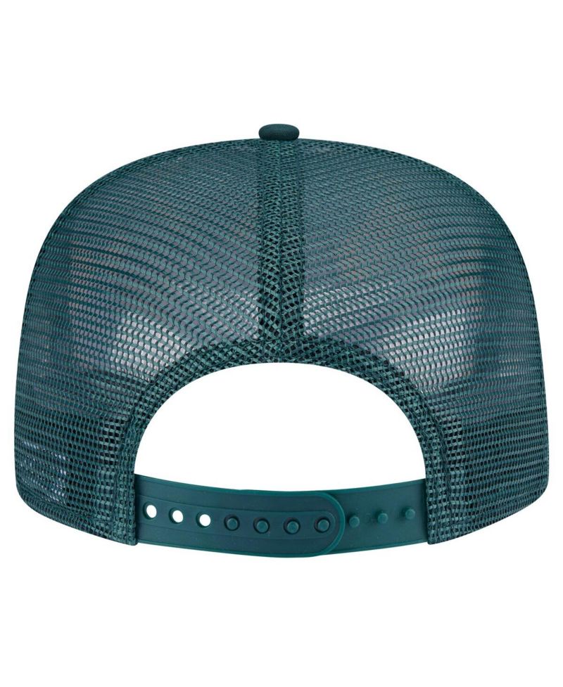 Men's Green Oakland Athletics Seeing Diamonds A-Frame Trucker 9FIFTY Snapback Hat
