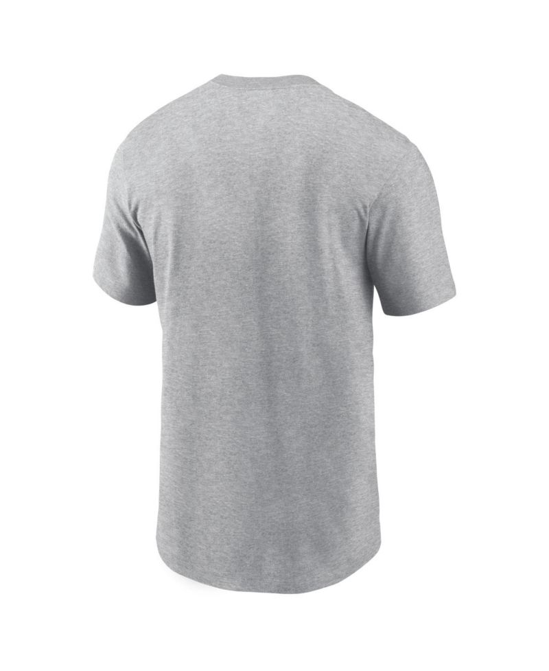 Men's Heather Gray Michigan Wolverines Basketball Refresh T-Shirt
