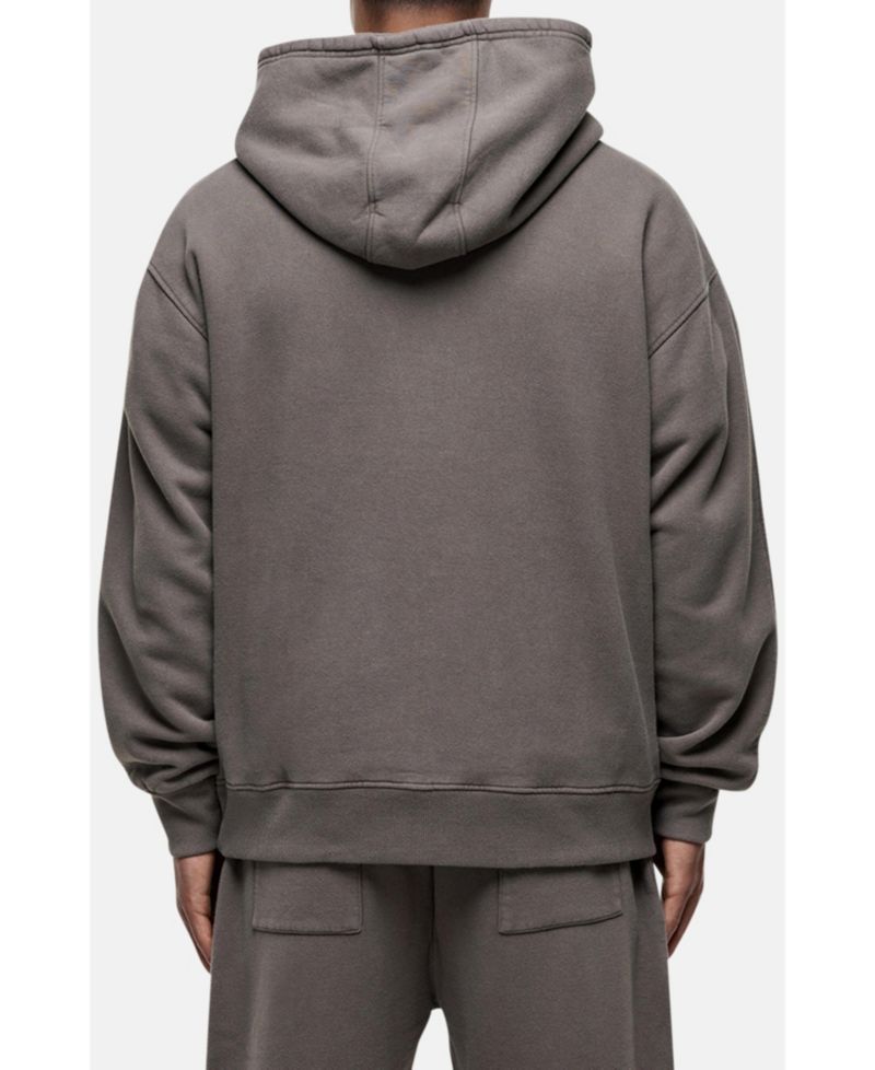 Men's Vintage Washed Taupe Oversized Hoodie