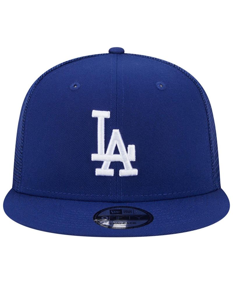 Men's Royal Los Angeles Dodgers Team Color Trucker 9FIFTY Snapback Hat