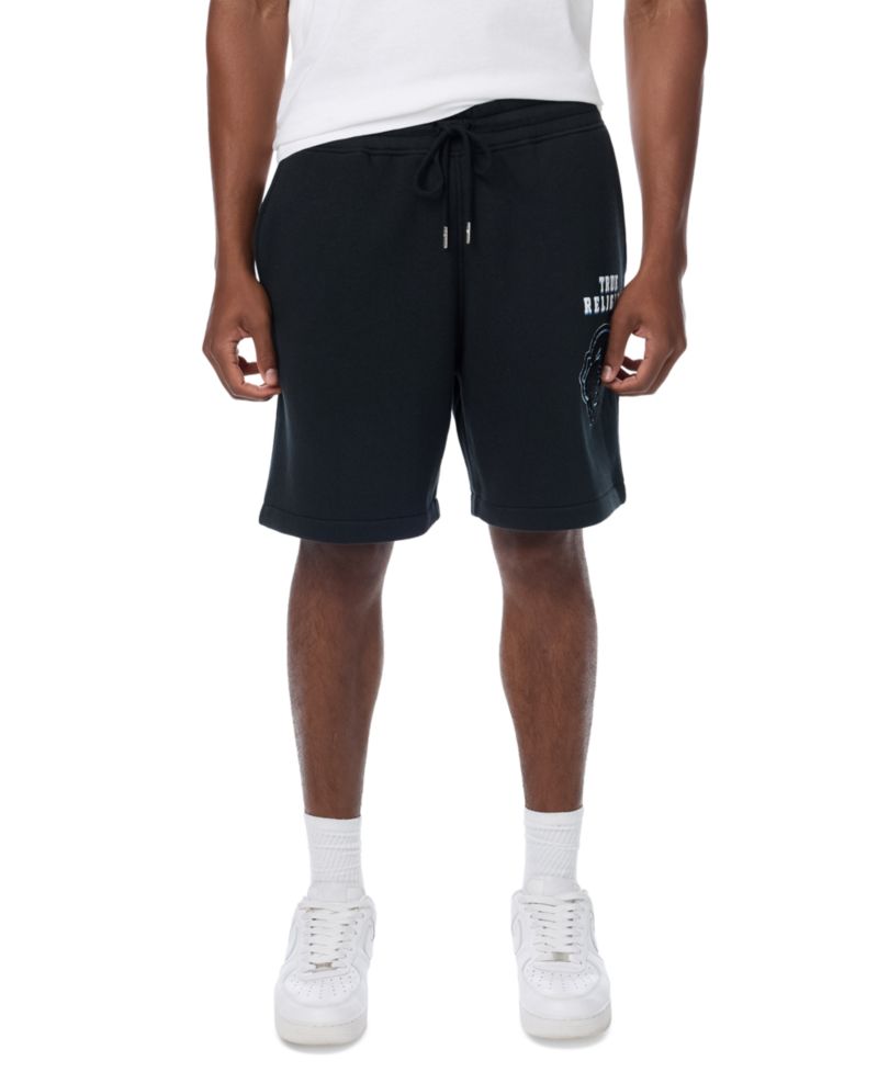 Men's Overt Buddha Logo Fleece Shorts, 8" Inseam