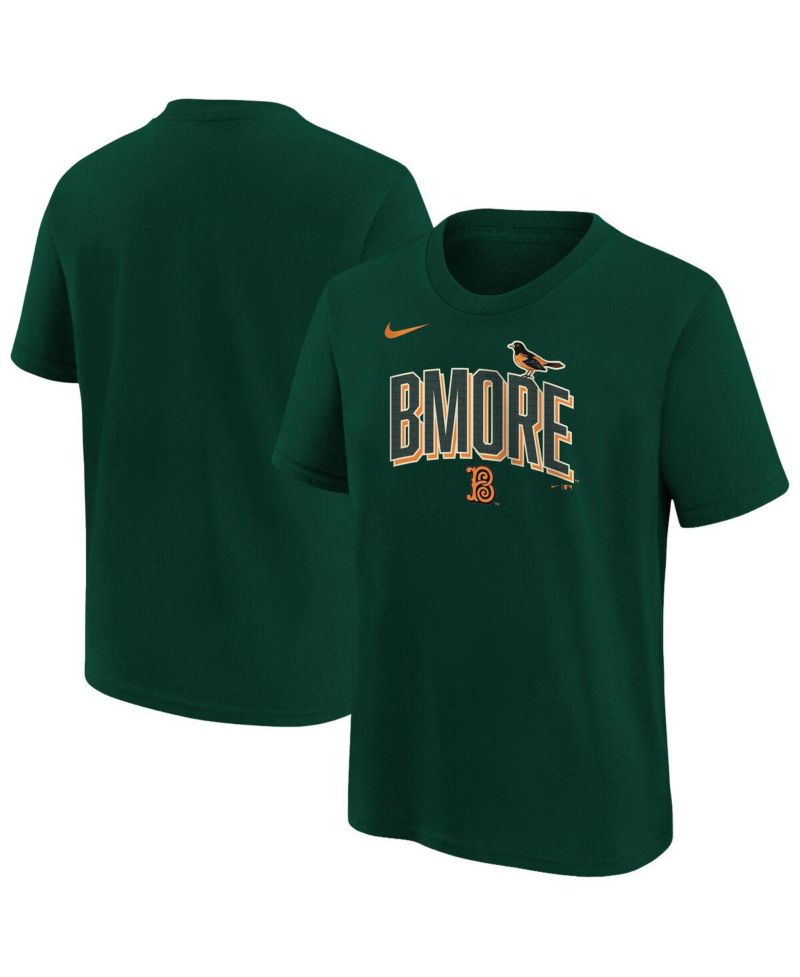 Big Boys and Girls Green Baltimore Orioles 2026 City Connect Wordmark T-Shirt