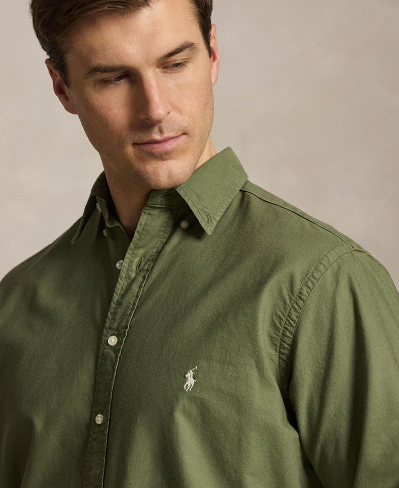 Men's Big & Tall Garment-Dyed Oxford Shirt