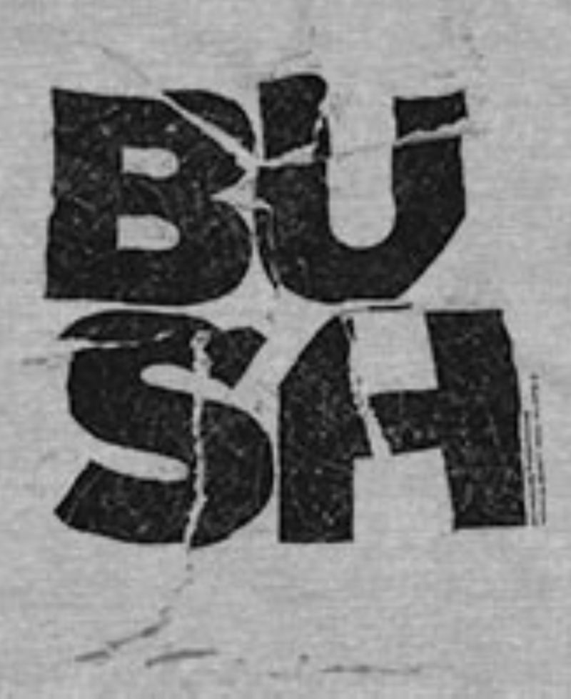 Men's Bush Distressed Logo Graphic Tank Top