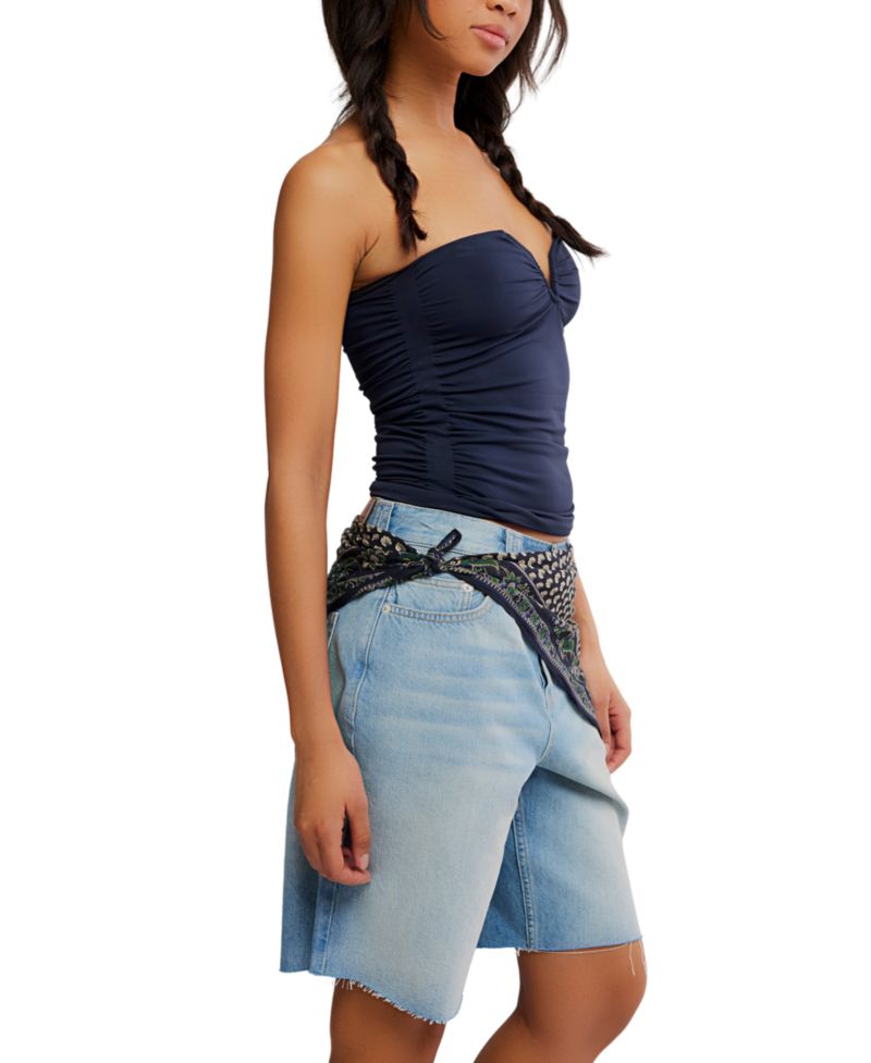 Women's Round Two Strapless Seamless Tube Top