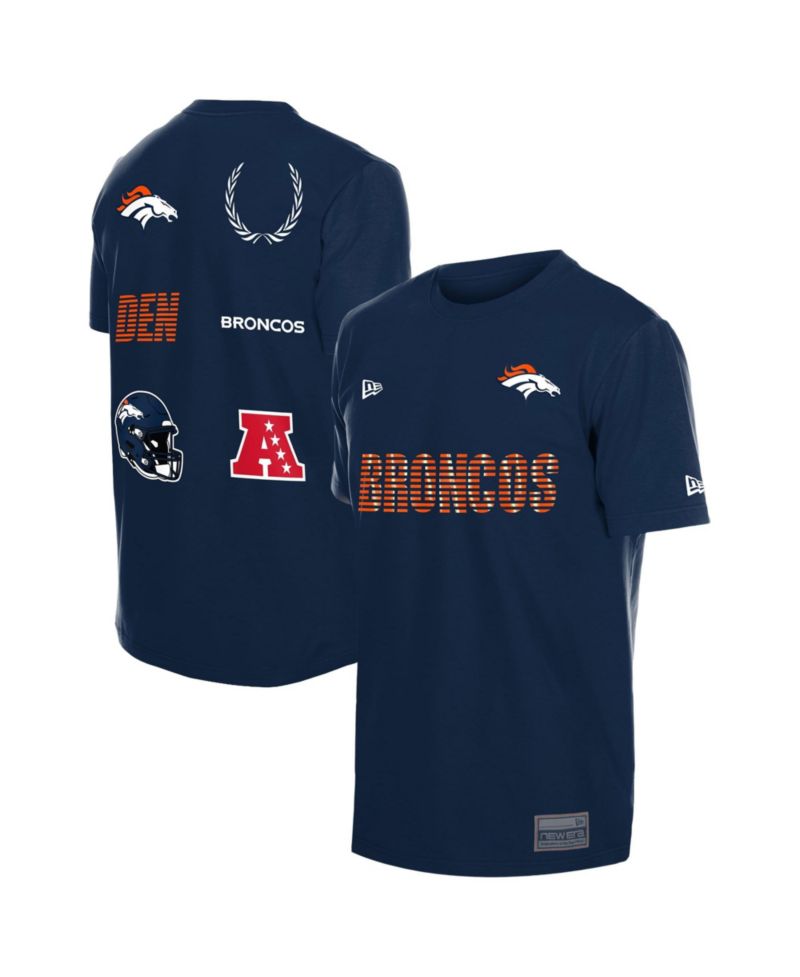 Men's Denver Broncos Match Classic-Fit Screen Print T-Shirt