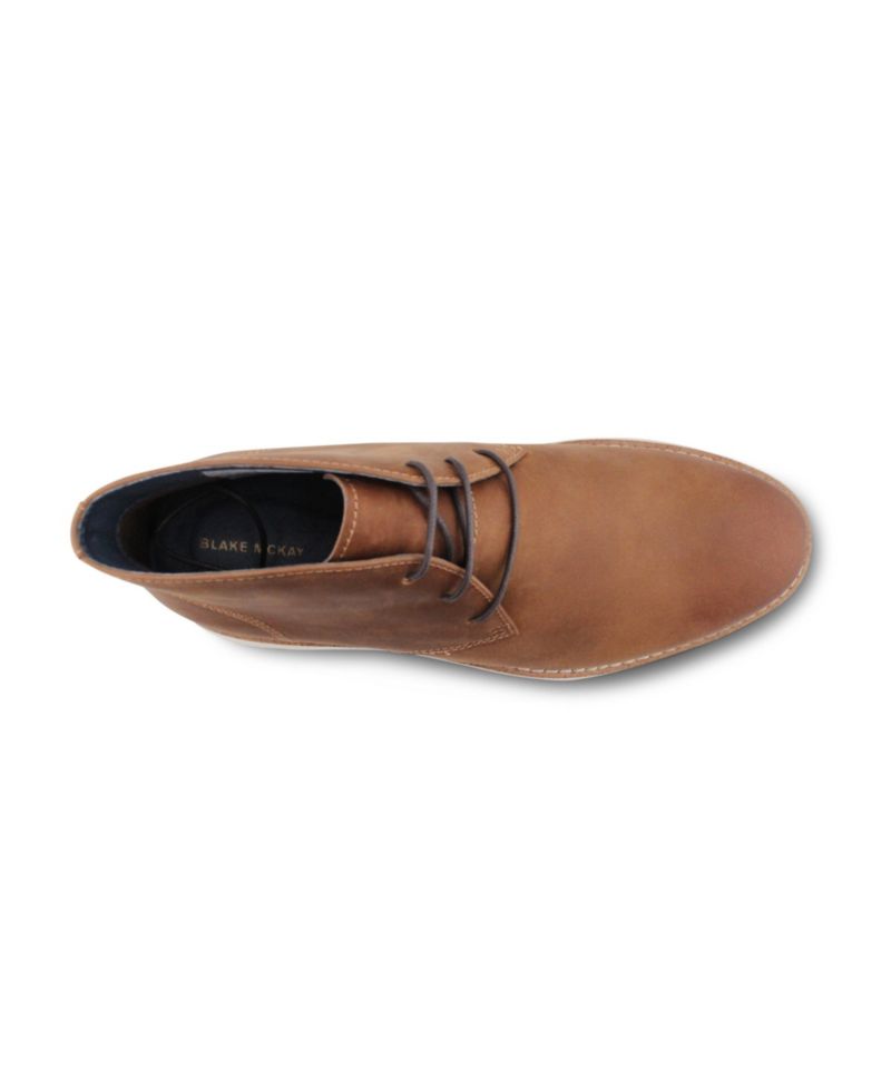 Men's Colton Plain Toe Lace Up Casual Hybrid Chukka Boots