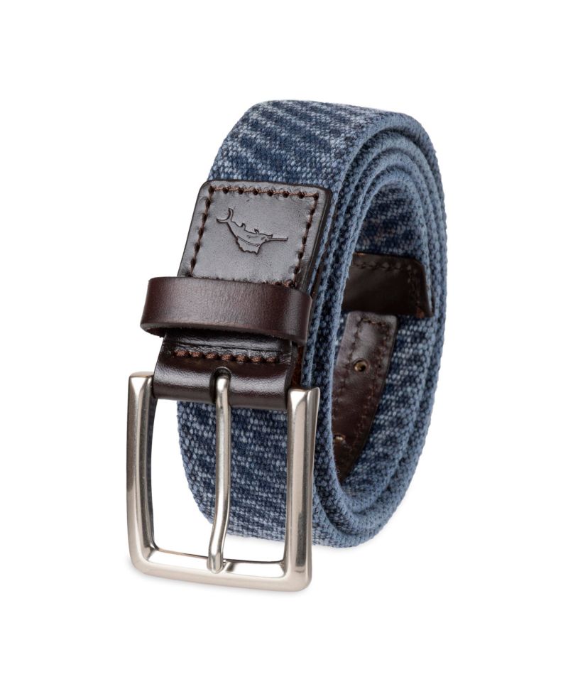 Men's Casual Textured Canvas Web Belt