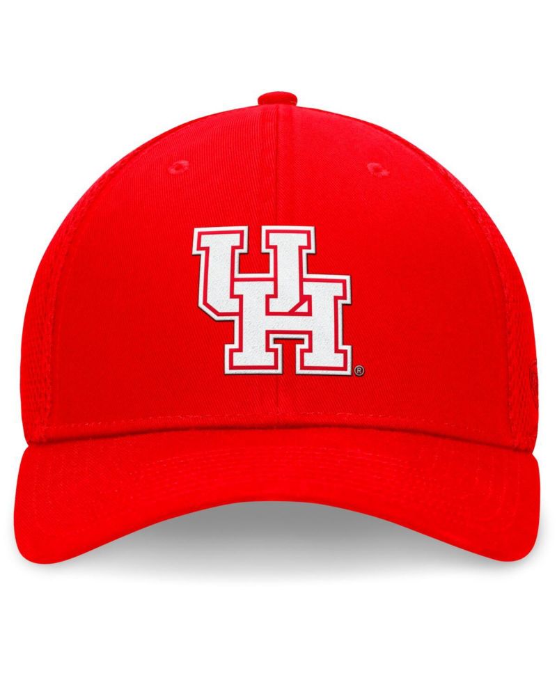 Men's Red Houston Cougars Spacer Flex Hat