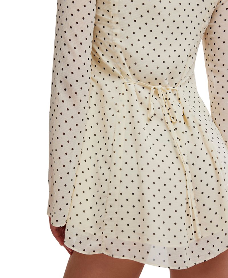 Women's Jolie Boat Neck Printed Mini Dress