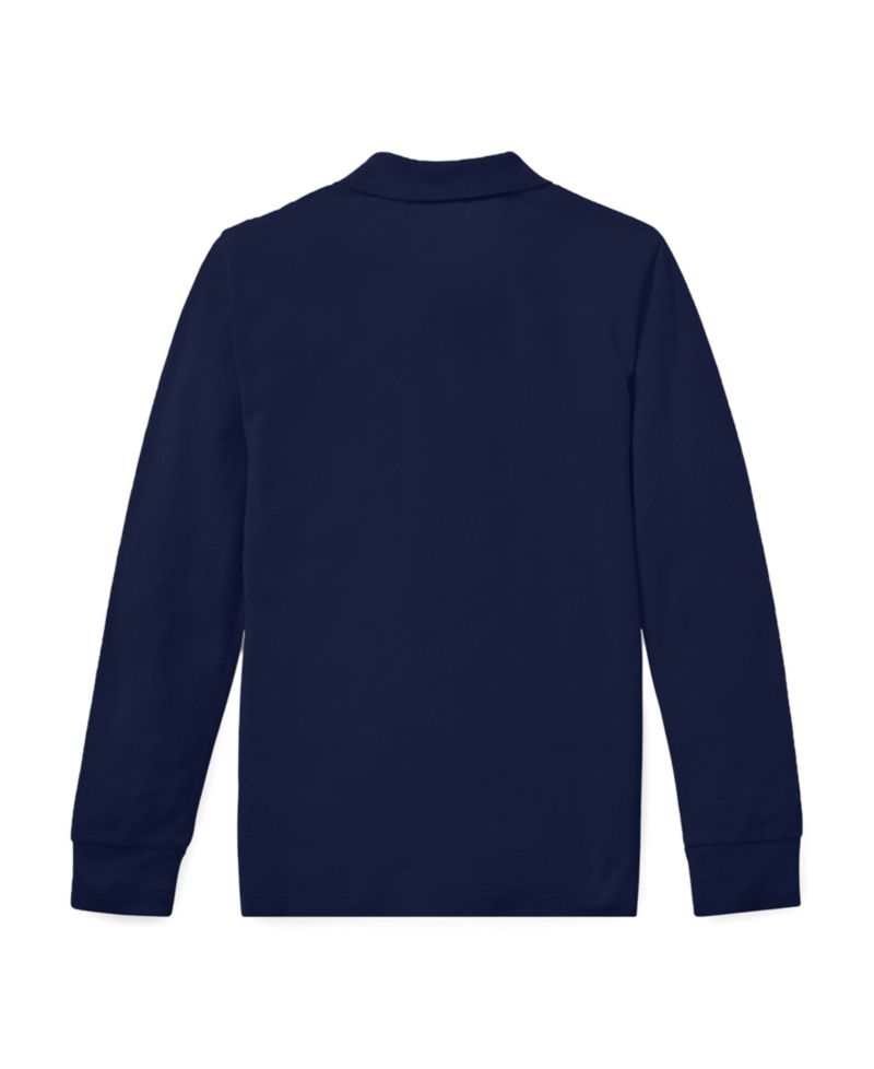 Big Boys Long Sleeve Polo Shirt
