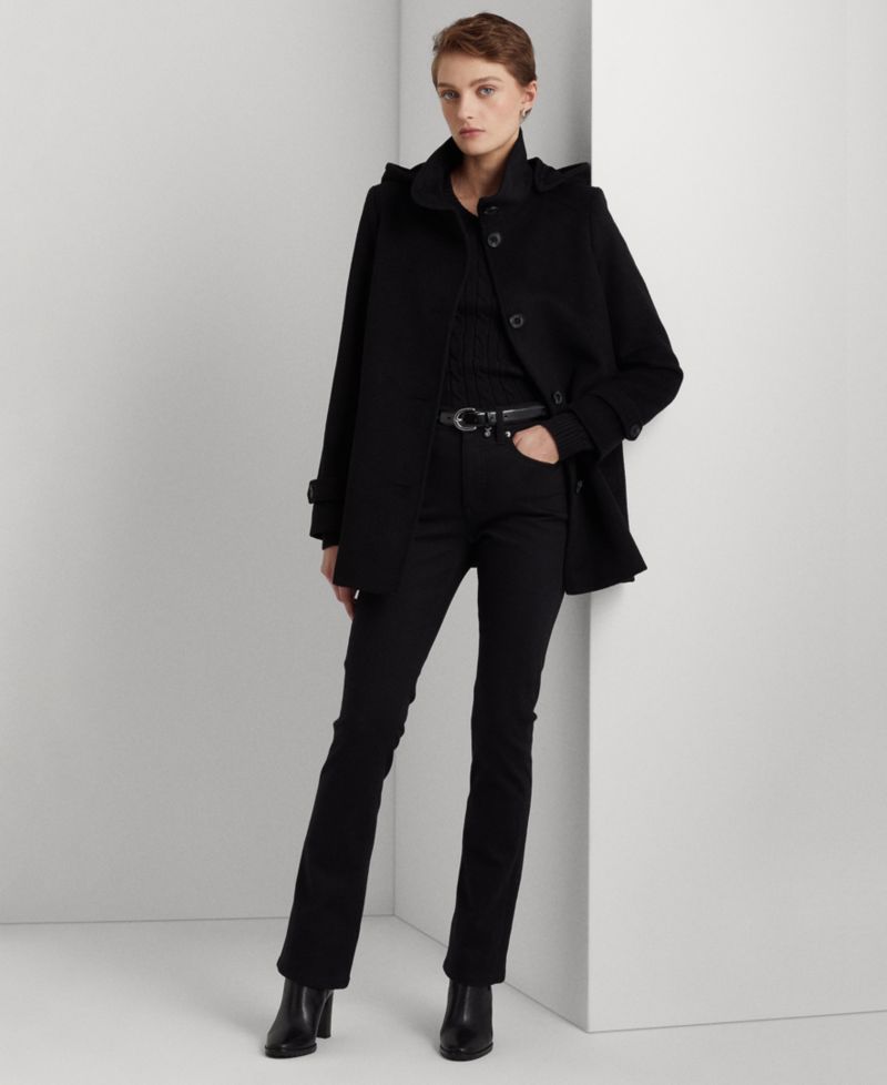 Women's Icon Hooded A-Line Coat