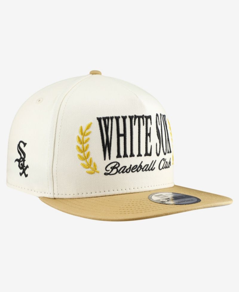 Men's Cream Chicago White Sox Club 9FIFTY A-Frame Snapback Hat