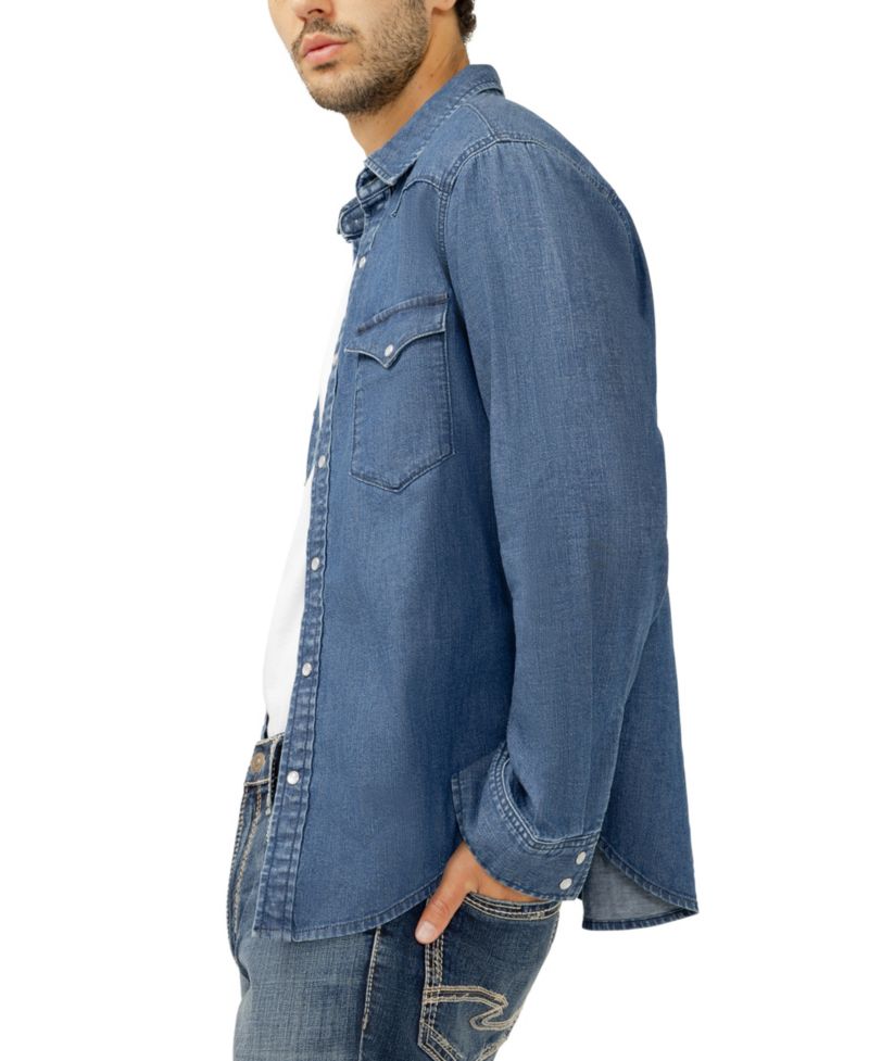 Men's Denim Western Shirt