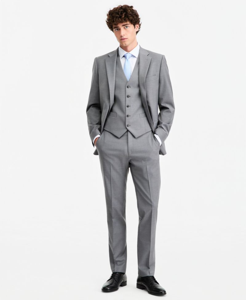 Men's Modern-Fit Wool TH-Flex Stretch Suit Separates Jacket
