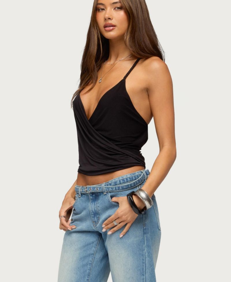 Women's Tippie Backless Cowl Neck Top