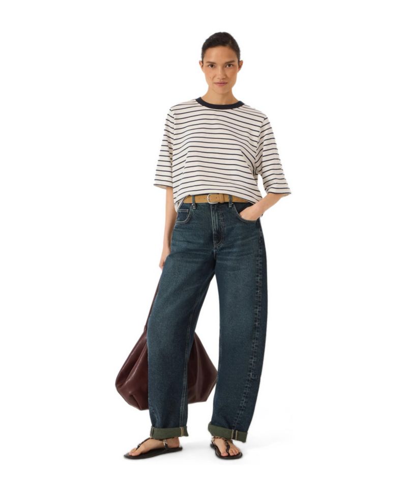 Women's Romina Cotton Stripe T-shirt
