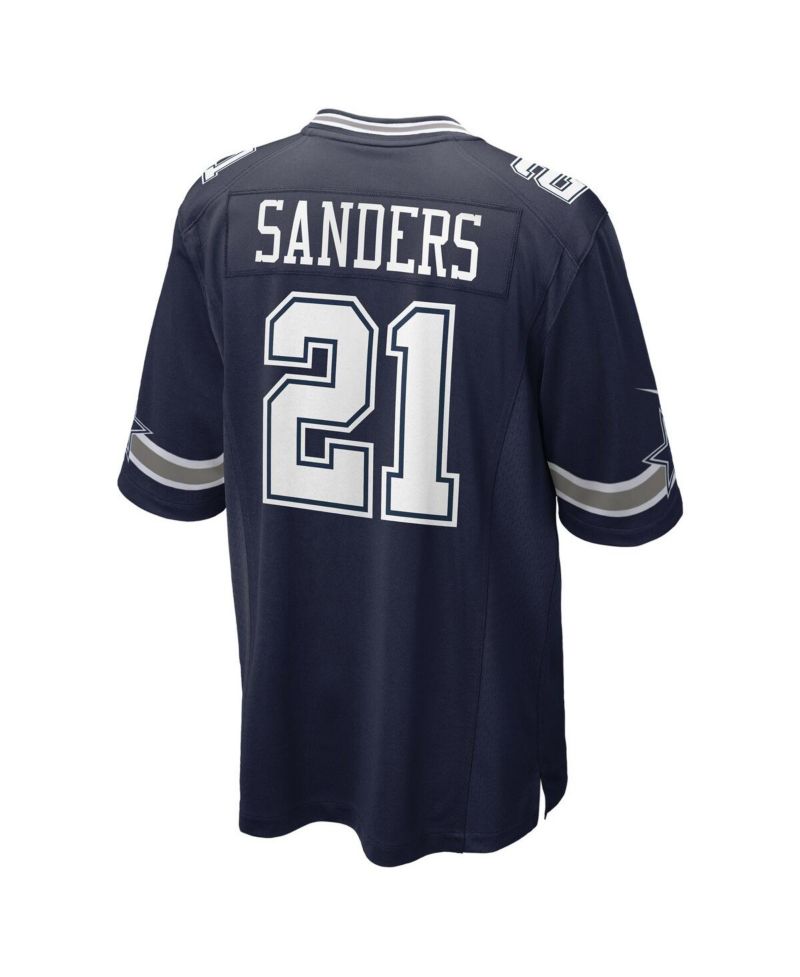 Men's Deion Sanders Navy Dallas Cowboys Team Retired Player Game Jersey