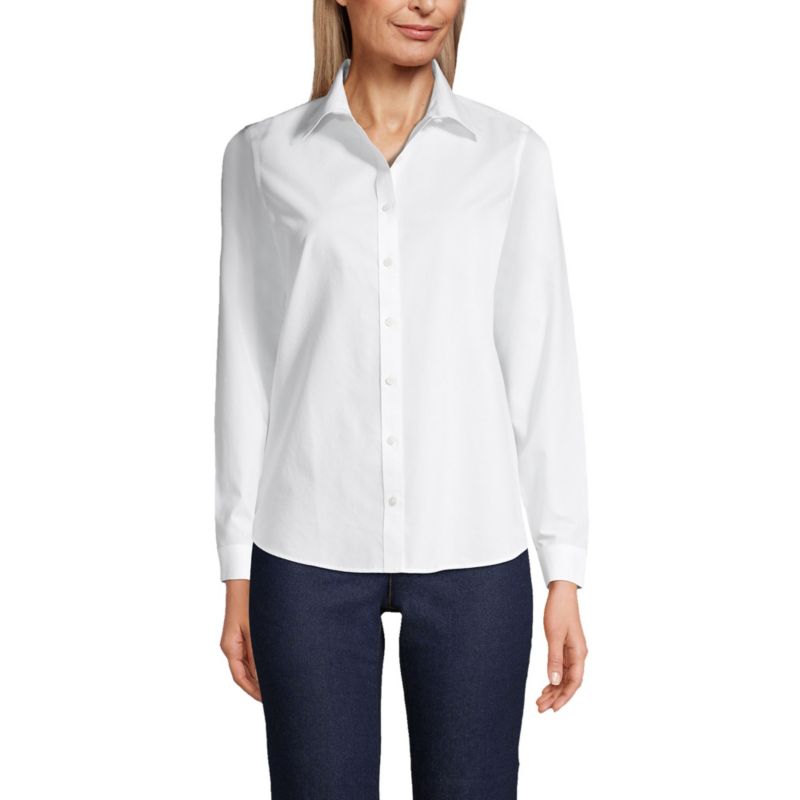 Women's No Iron Supima Cotton Long Sleeve Shirt
