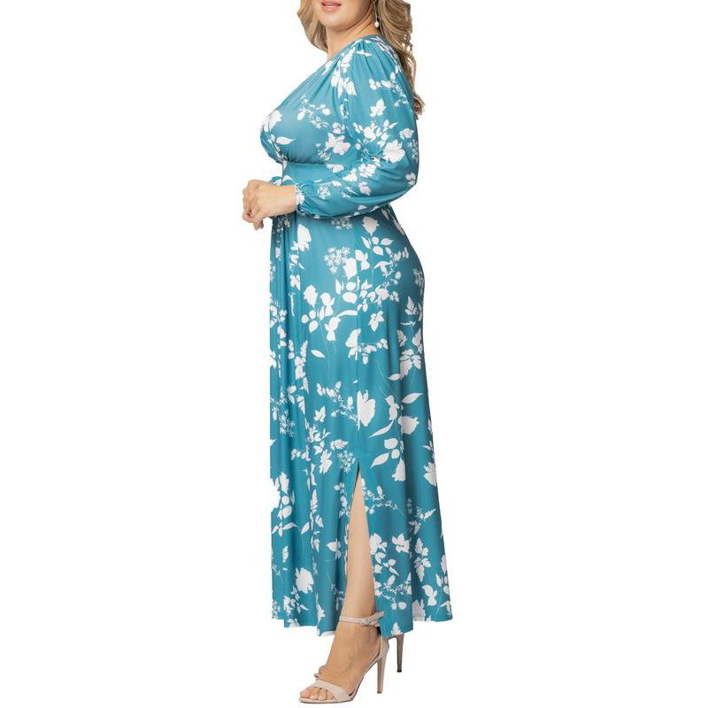 Plus Size Kelsey Long Sleeve Maxi Dress