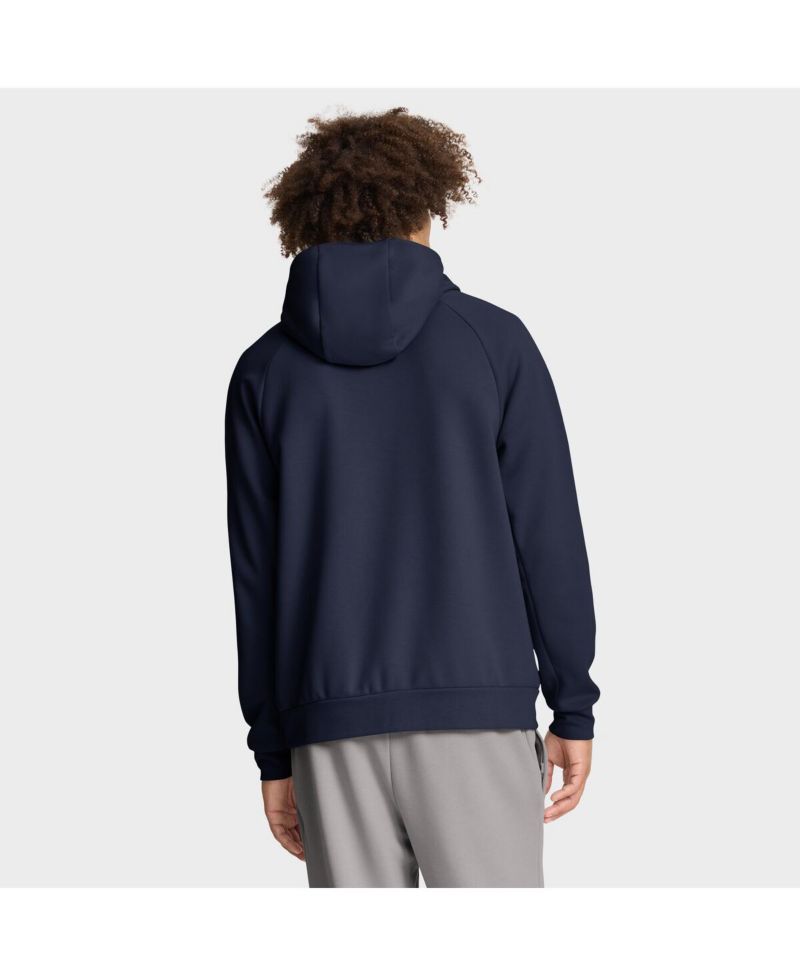 Men's Navy North Carolina Tar Heels Premium Raglan Performance Pullover Hoodie