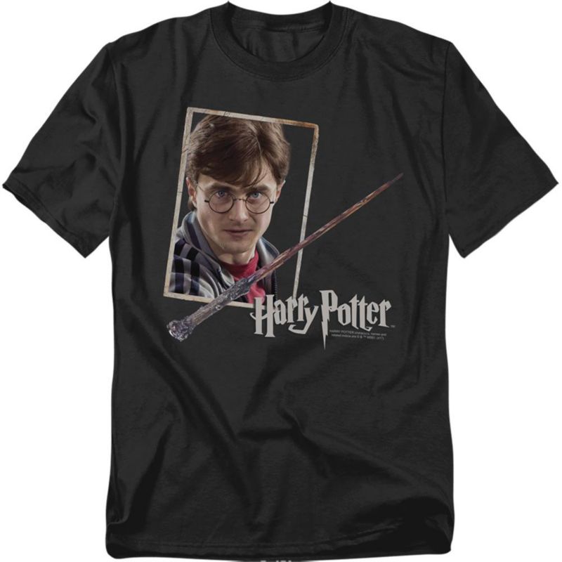 Big & Tall Harrys Wand Portrait T-Shirt