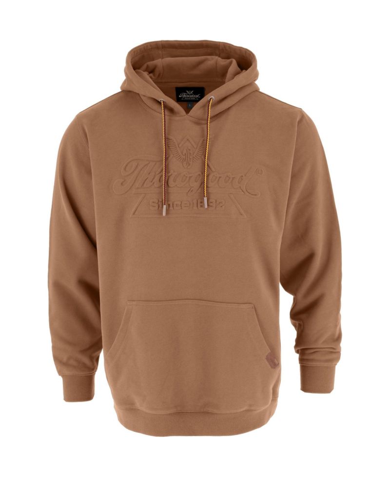 Men's Heavyweight Embossed Logo Pullover Hoodie
