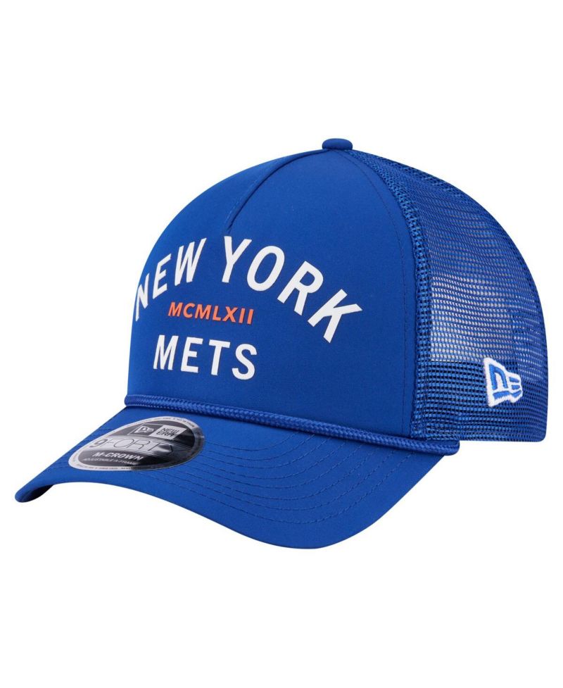 Men's Royal New York Mets Minimalist 9FORTY A-Frame Adjustable Hat