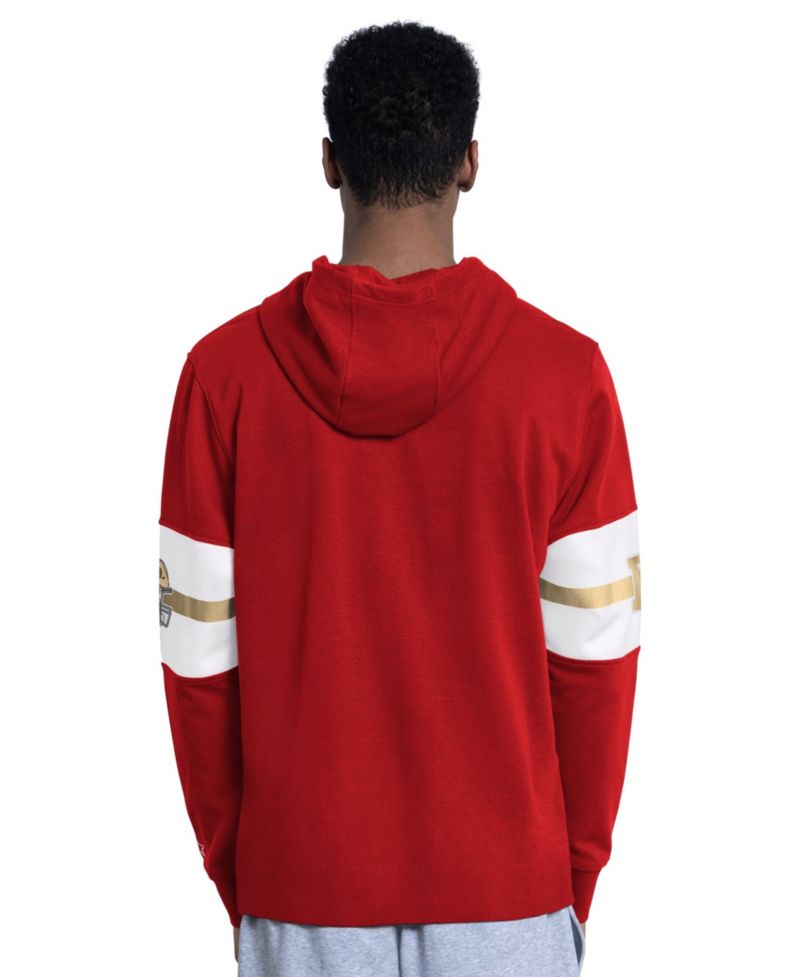 Men's Scarlet San Francisco 49ers Fullback Jersey Hoodie