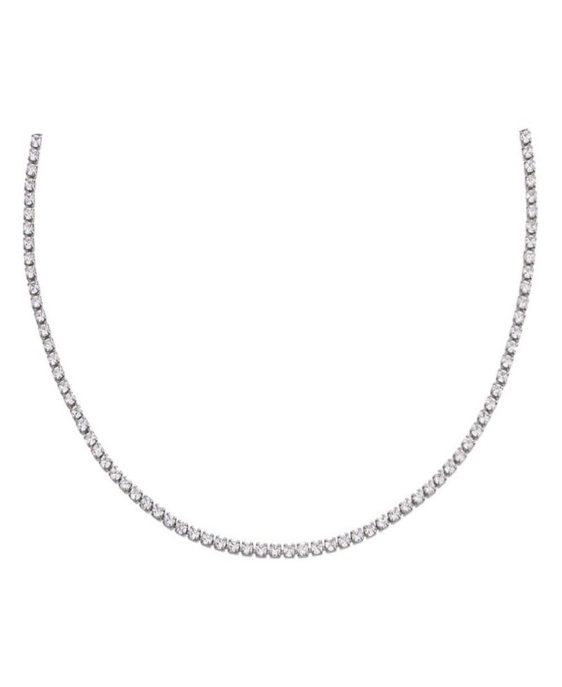 Thin Gold Plated Tennis Choker