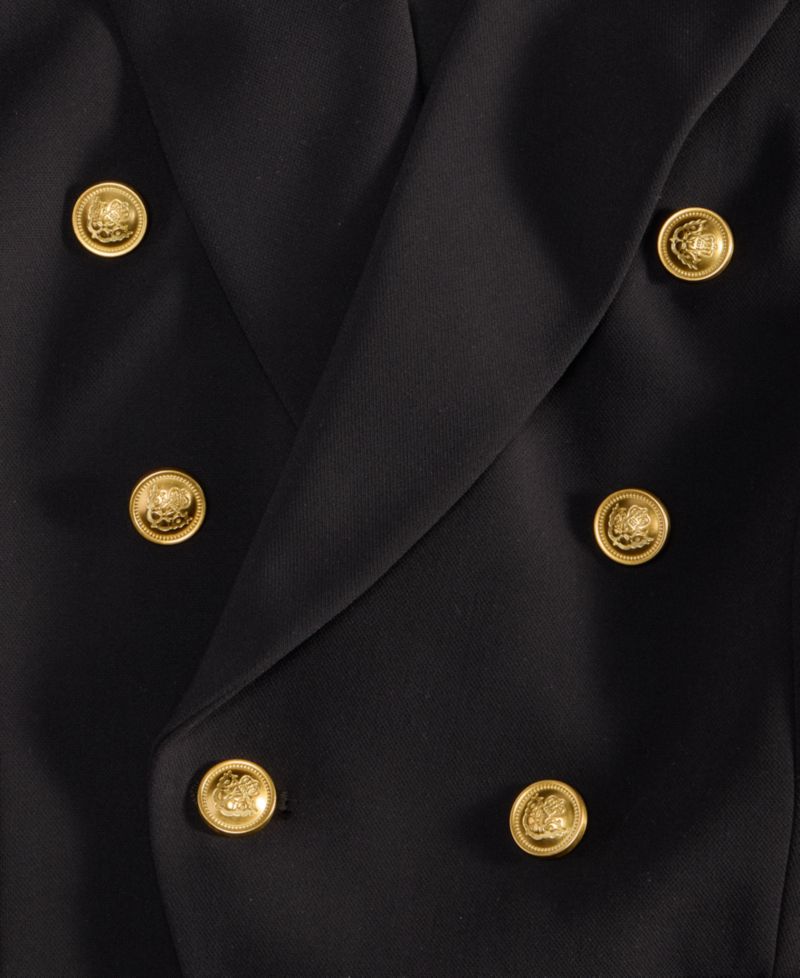 Plus Size Faux Double-Breasted Blazer
