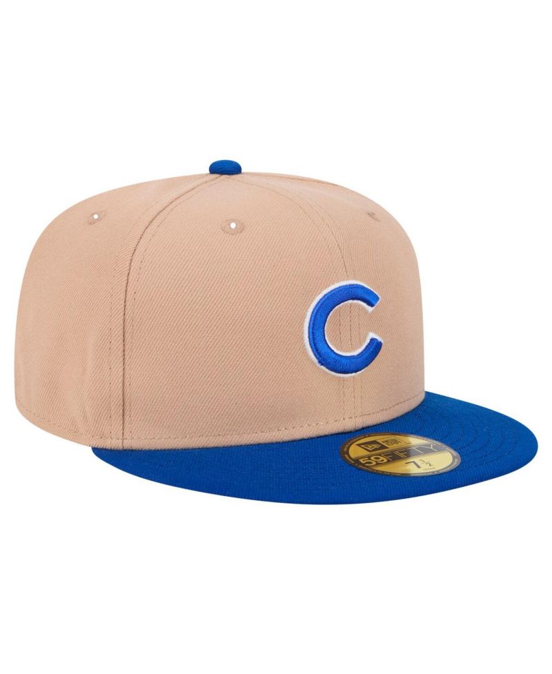 Men's Khaki Chicago Cubs 59FIFTY Fitted Hat