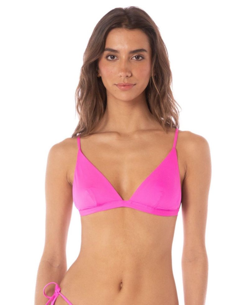 Women's Poppy Pink Ivy Bikini Top