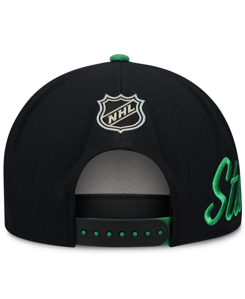 Men's Green/Black Dallas Stars Snapback Hat