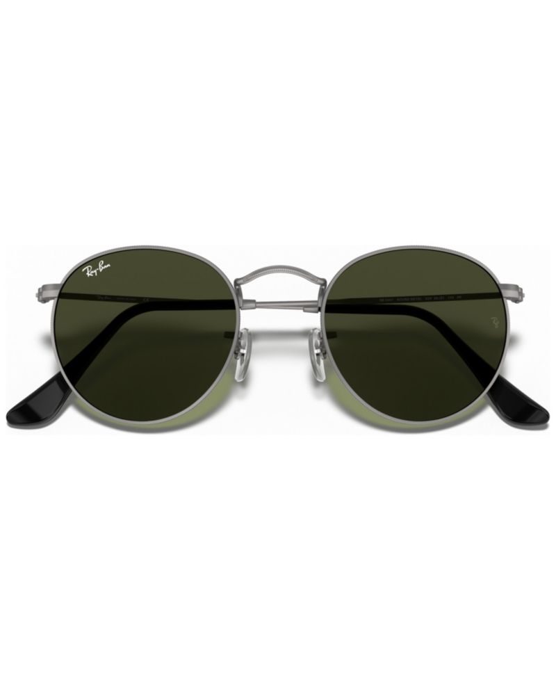 Unisex Round Metal Sunglasses, RB3447